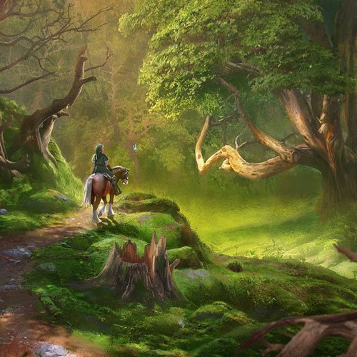 Legend of Zelda Ocarina of Time Travel Poster - Lost Woods by Dean