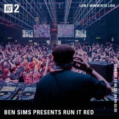 BEN SIMS pres RUN IT RED 123. JUNE 2025