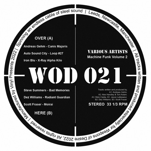 Weapons Of Desire (WOD021) Machine Funk Vol.II