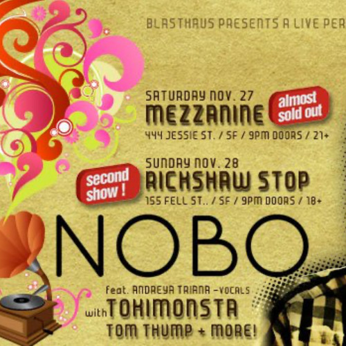 DJ TOM THUMP OPENING SET FOR BONOBO LIVE 11/27/2010