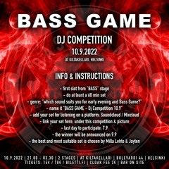 Bass game - dj competition 10.09