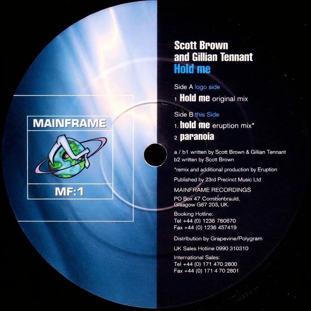 Stream Scott Brown & Gillian Tennant - Hold Me (Eruption Remix) by