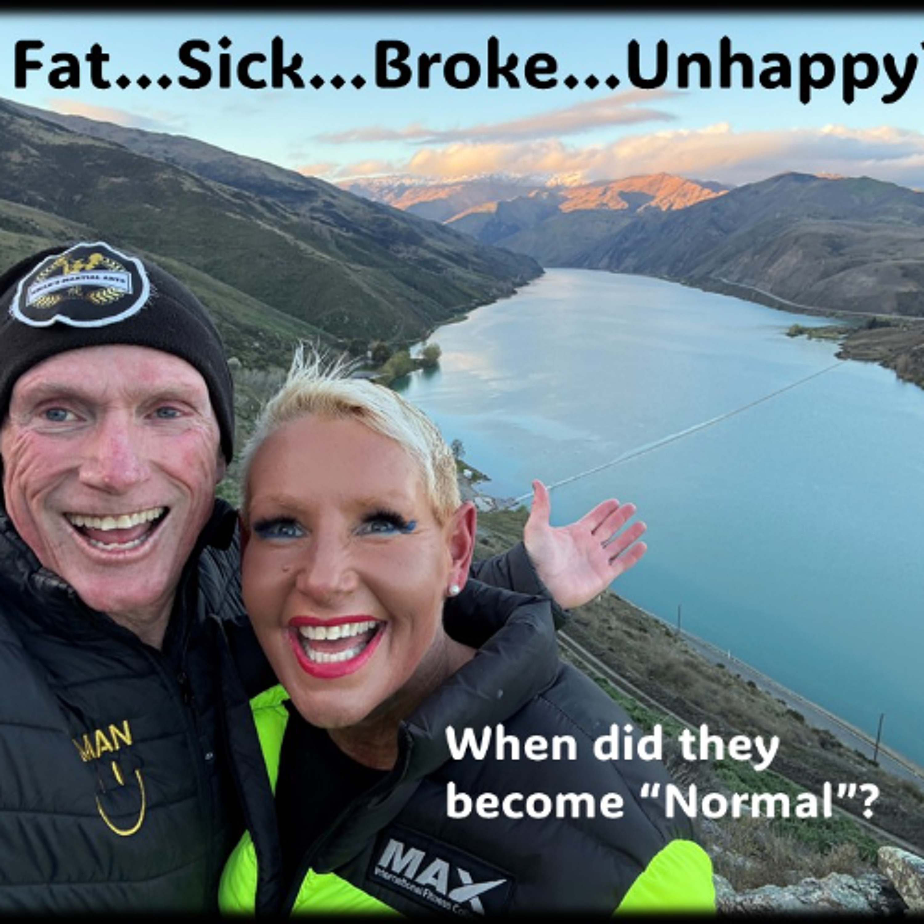 When did unhealthy and unhappy become normal