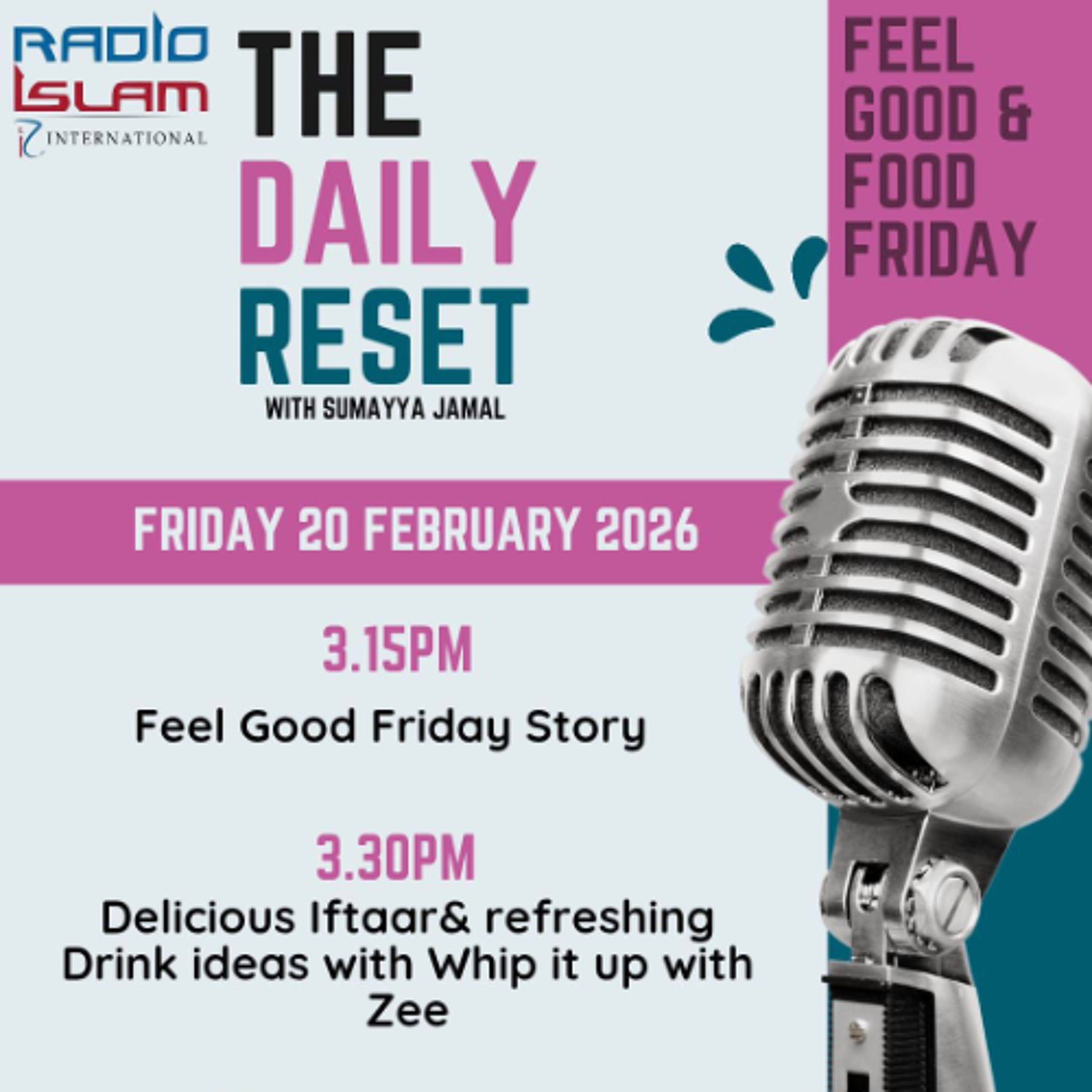 Delicious Iftaar & refreshing drink ideas with Whip it up with Zee