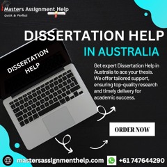 Dissertation Help In Australia