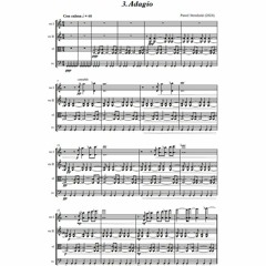 Pawel Strzelecki: 3. Adagio [String Quartet No. 18 "No Silence"].