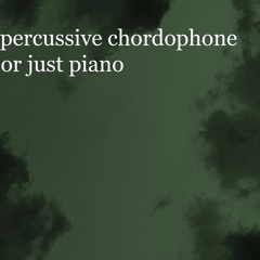 percussive chordophone (piano)