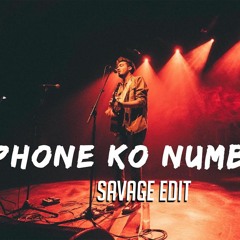 Sushant KC x Foeseal - Phone ko number? (Savage Remix)