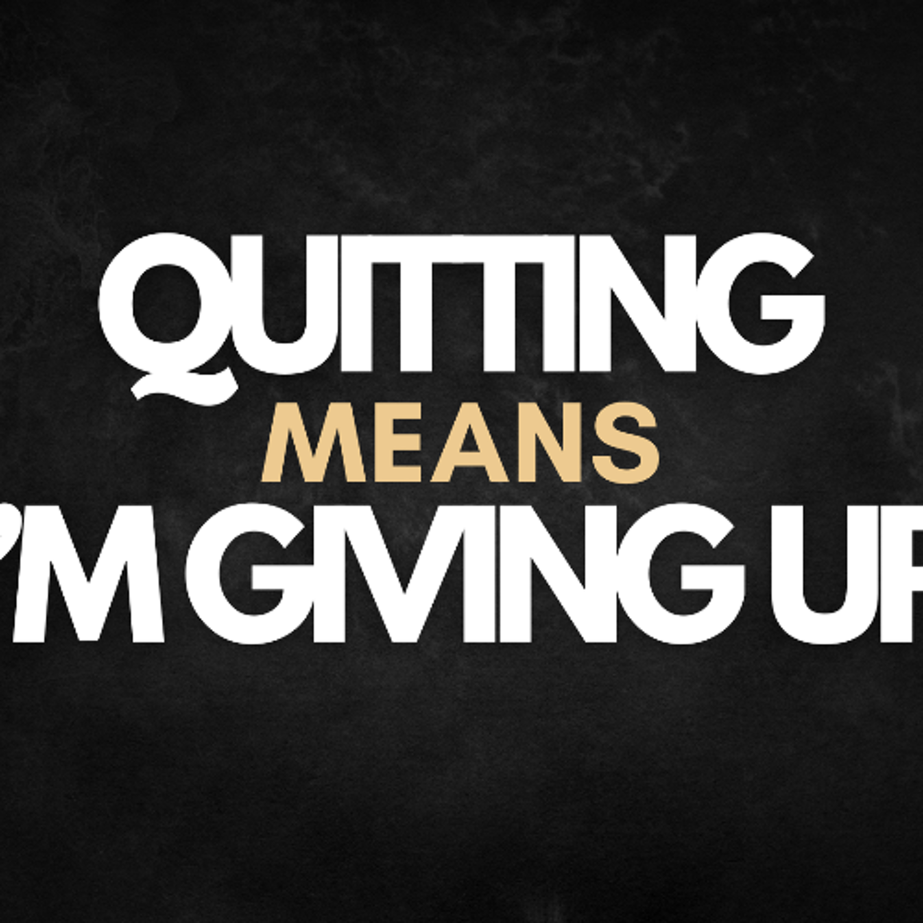 Bishop Rick Kelley - Quitting Means I'm Giving Up