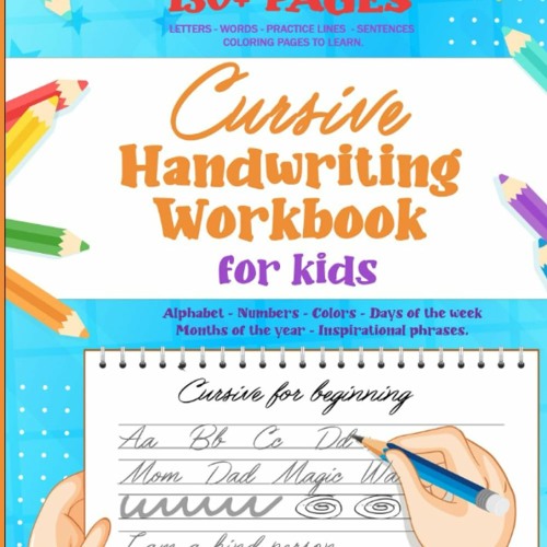 Stream Read Ebook ✨ Cursive Calligraphy Notebook for Kids. The