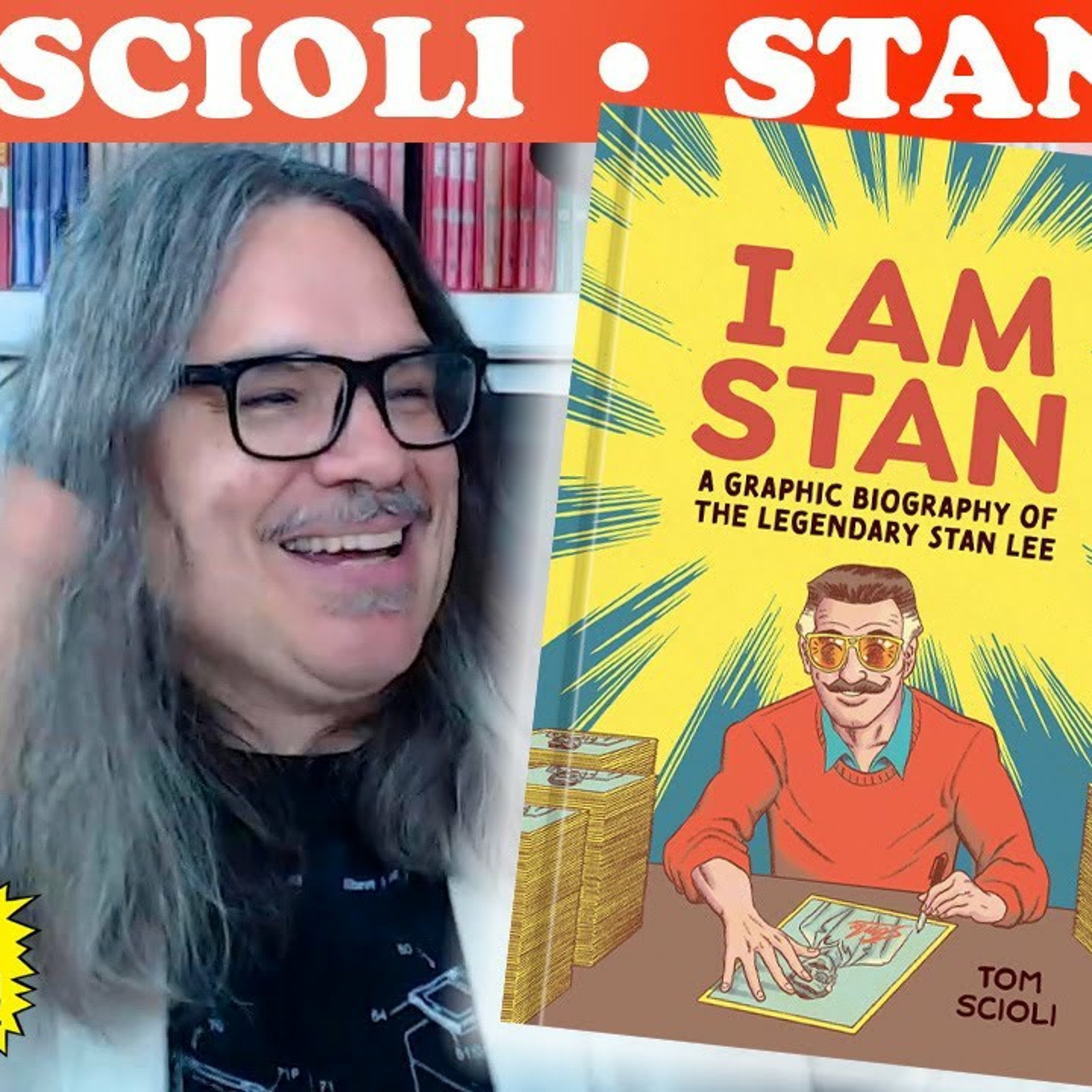 Exclusive: Tom SCIOLI's New Stan Lee graphic biography, I AM STAN! episode artwork