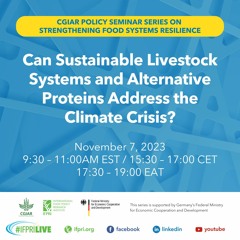 Can Sustainable Livestock Systems and Alternative Proteins Address the Climate Crisis?