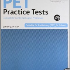 [View] [PDF EBOOK EPUB KINDLE] PET Practice Tests. Practice Tests with Key and Audio CD Pack by  Jen