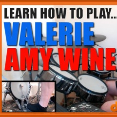 ★ Valerie (Amy Winehouse & Mark Ronson) ★ Drum Lesson PREVIEW | How To Play Song (Homer Steinweiss)