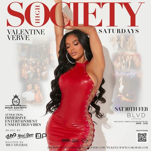 Live Audio | High Society Saturdays | Feb 10th | Hiphop Afrobeats Bashment