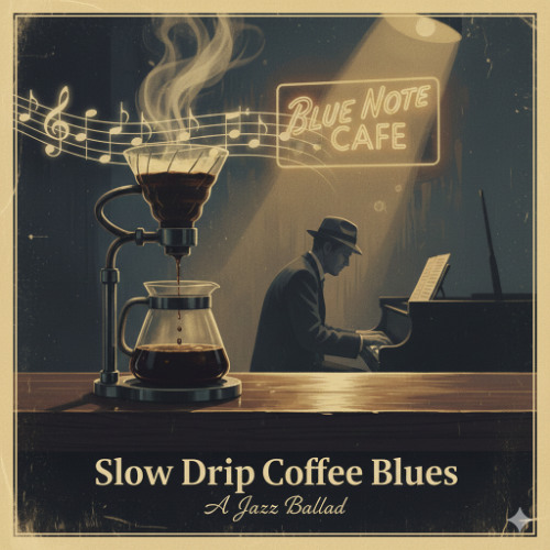 Slow Drip Coffee Blues - Jazz Music | Relaxing and Calming | FreeDL - CCBY