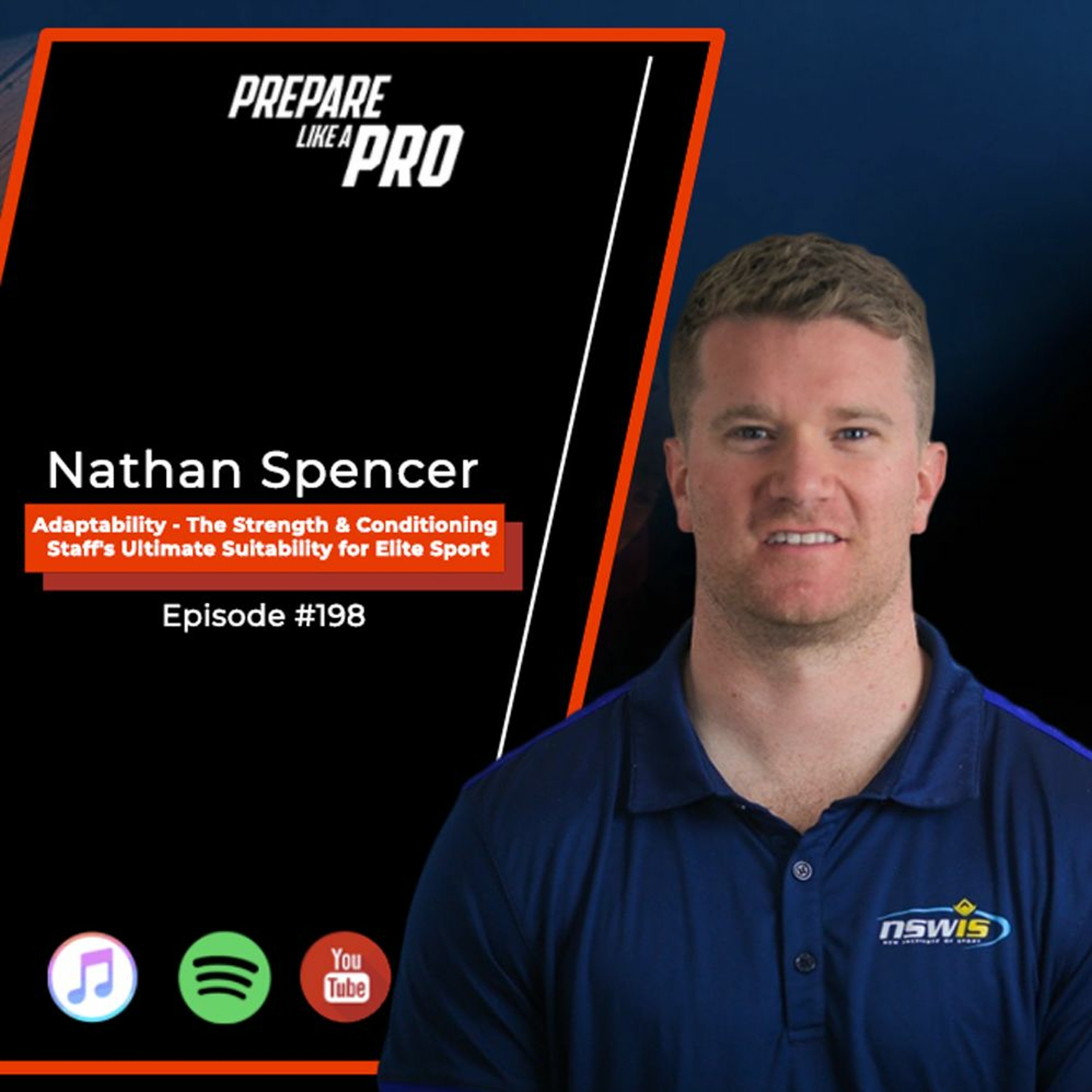 #198 - Nathan Spencer, Senior Strength & Conditioning Coach at NSW Institute of Sport episode artwork