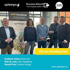 Studio Energietransitie-Uptempo-Duurzaam Gebouwd Talkshow Betaalbaarheid van woningverduurzaming