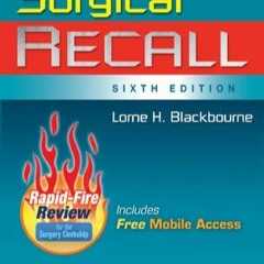 eBook âœ”ï¸ PDF Surgical Recall  6th Edition