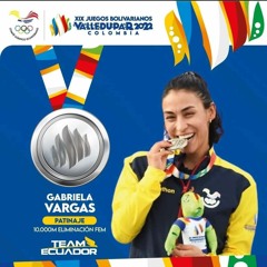 Gabriela Vargas, medalla de plata en patinaje