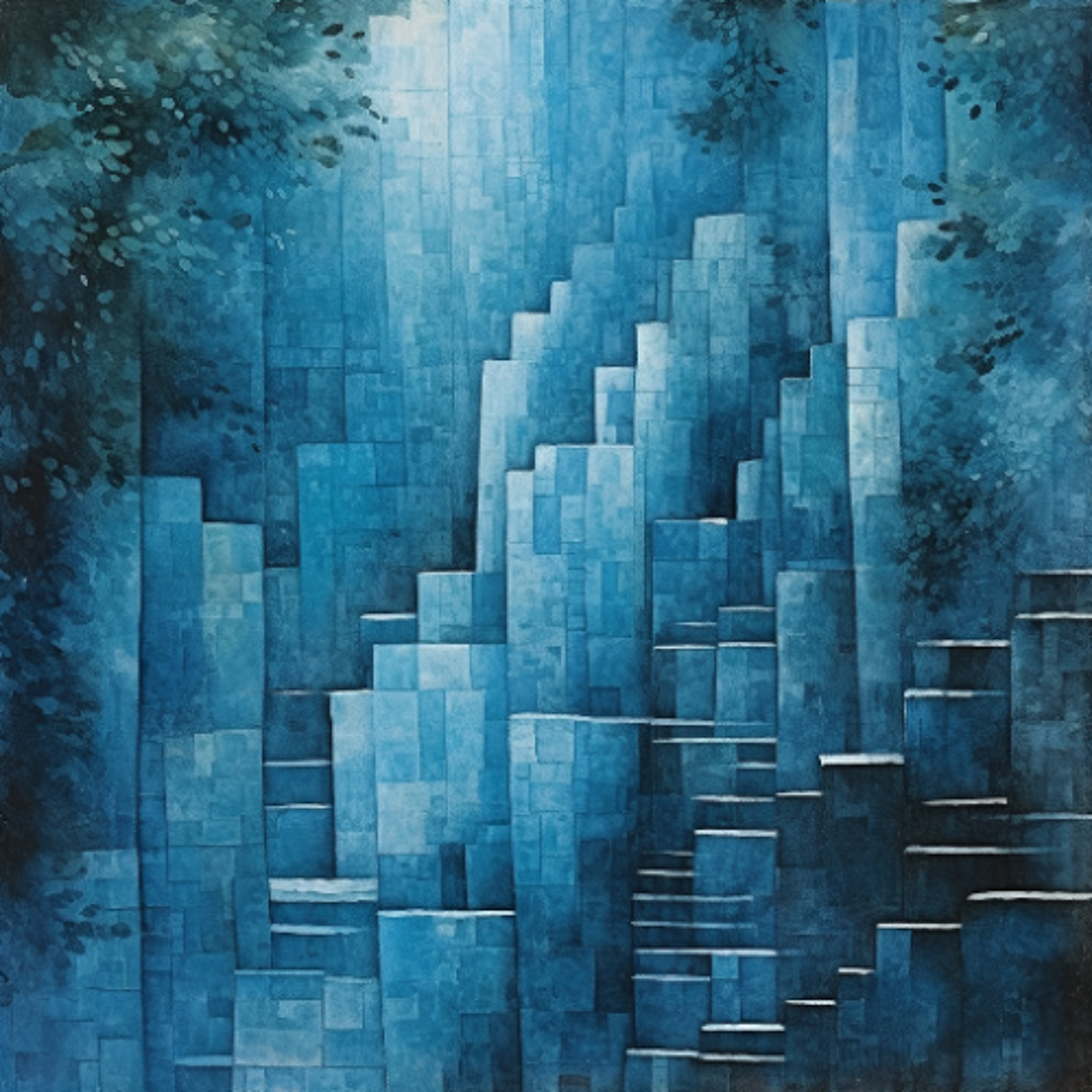 They have gone down under the same white stars - #4206 (92R72 pc 330) by chair house 250620