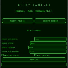 PROTOCOL: AUDIO PROCESSOR