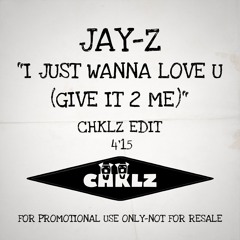 Jay - Z "I Just Wanna Love U - GIve It 2 Me" (CHKLZ Paw Print)