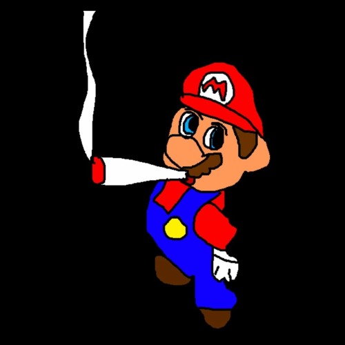 victory! super mario smoking weed