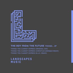 The Boy From The Future - Things You Cannot Express (B.A.X. Remix) [LANDSCAPES MUSIC 028]