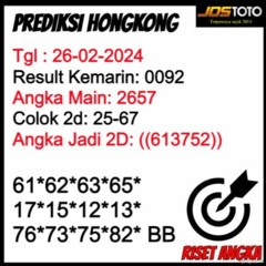 Prediksi HK 26 Februari 2024