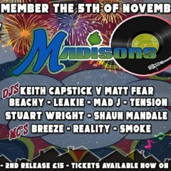 DJ Mad J - MC Breeze MC Reality & MC Smoke - Madisons 5th November 2021