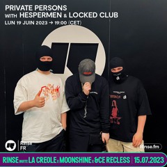 Private Persons with Hespermen & Locked Club - 19 Juin 2023