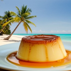 eating flan in the tropics yo