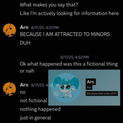 ARN6975 IS A PEDOPHILE (read  desc)