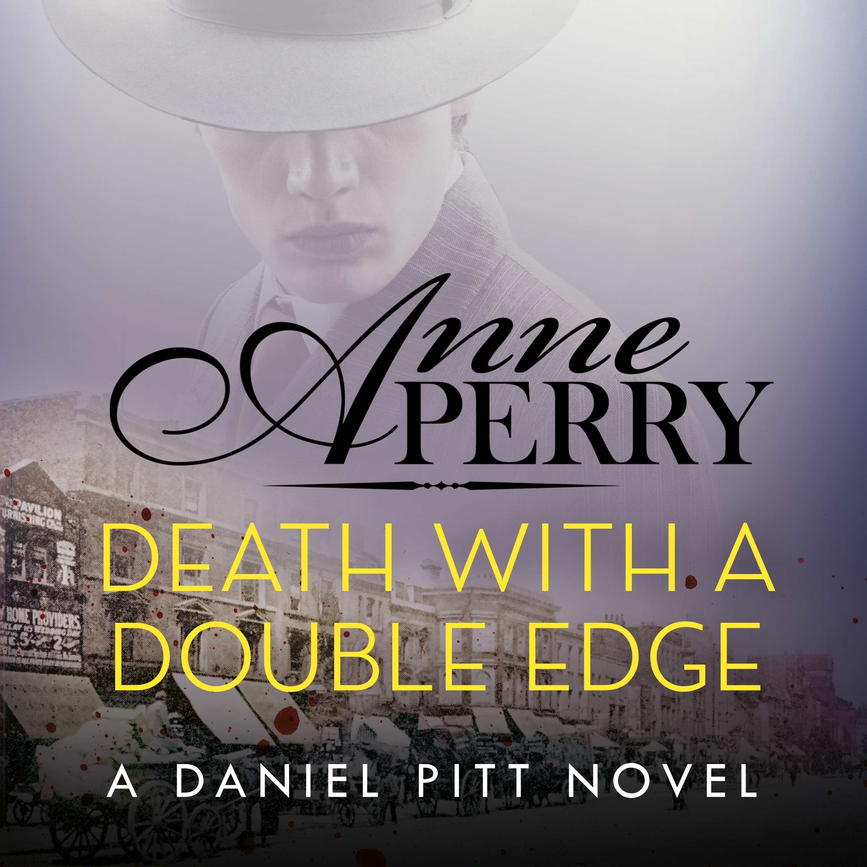 cover of episode DEATH WITH A DOUBLE EDGE by Anne Perry, read by Christopher Bonwell - Audiobook extract