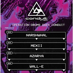 /\/arshwhal @ Conduit | Operation: Drums Does Conduit | 1.11.23