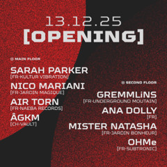 Opening Second Floor @ VAULT Club - 13/12/25