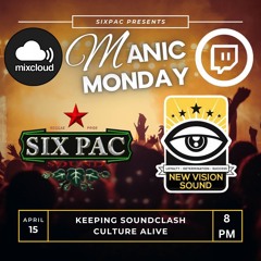 Manic Monday Sixpac Feat New Vision Post War Reasoning