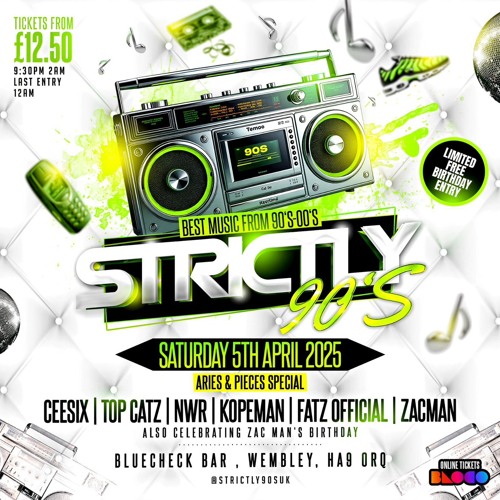 Ceesix & Fatz live recording at Strictly 90s (April 5th 25)