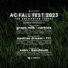 AC FALL FEST 2023: OFFICIAL PLAYLIST