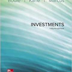 [GET] KINDLE 📘 Loose Leaf for Investments by Zvi Bodie,Alex Kane,Alan Marcus [EPUB K