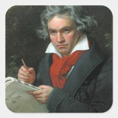 Ludwig van Beethoven (1770-1827):Sinfonías, Sonatas para piano y Cuartetos de cuerdas.
