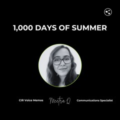 1000 Days Of Summer: Imagine a generation of children with illiterate mothers...