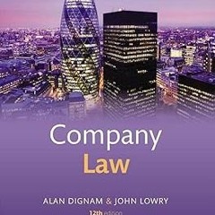 (Read Pdf!) Company Law (Core Texts Series) PDF By  Alan Dignam (Author),