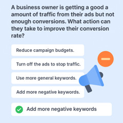 How to Improve Conversion Rate by Adding Negative Keywords | Quick Google Ads Tip