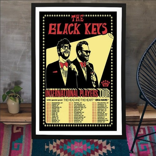 Stream The Black Keys Tour 2024 Poster by Hoolatee Listen online for free on SoundCloud