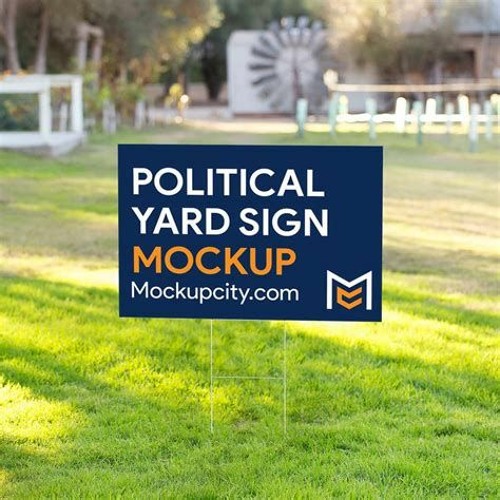 Stream 114+ Free Yard Sign Mockup Psd Template Download by Adin Supri