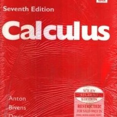 Calculus By Howard Anton 6th Edition Solution