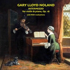 INTERMEZZO for violin & piano, Op. 18 (MIDI)