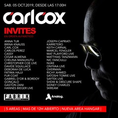 Gaston Zani @ Carl Cox Invites Fabrik Madrid, Spain 05 - 10 - 19